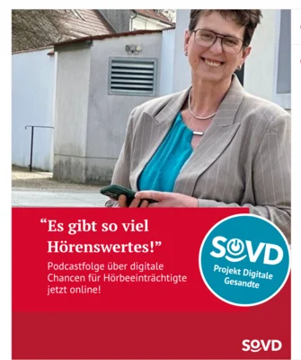 Meldung: Podcast des SoVD Digitale Gesandte u.a. mit Michaela Korte