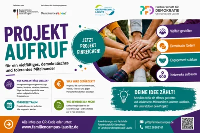 Aufruf Projektförderung Partnerschaft für Demokratie - jetzt Anträge stellen