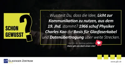 Von der Idee zum Highspeed-Internet: Die Geschichte der Glasfaser (Bild vergr&ouml;&szlig;ern)