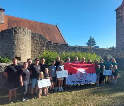 Meldung: Spendenübergabe der Rhön-Bazis '96