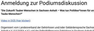 Anmeldung zur Podiumsdiskussion (Bild vergr&ouml;&szlig;ern)