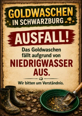 Termin 15.08.2026 Goldwaschen - Vorstellung des Traditionshandwerks Goldwäsche