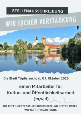 Lust auf Veränderung? "Mitarbeiter Kultur- und Öffentlichkeitsarbeit (m, w, d)" gesucht! (Bild vergr&ouml;&szlig;ern)