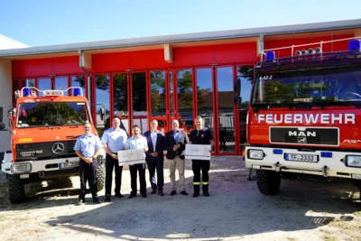 Gute Nachrichten im Gepäck: Land fördert neue Löschfahrzeuge für die Gemeinde Am Mellensee (Bild vergr&ouml;&szlig;ern)