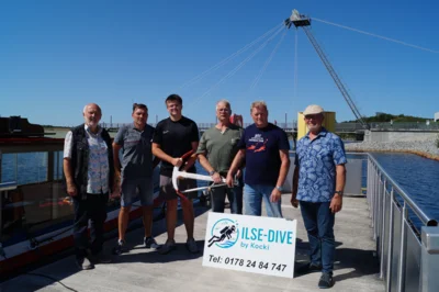 v.l.n.r. Thomas Zenker, Daniel und Domenic Förster, Lutz Kolanowski, Gerd Kockejei, Uwe Gabbert (Bild vergr&ouml;&szlig;ern)