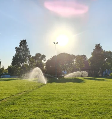Ein weiterer Schritt für unsere Sportstätte: Neue Beregnungsanlage installiert