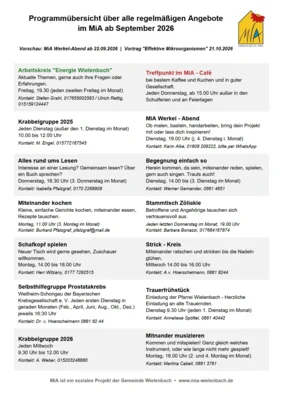 Flyer ab September 2026