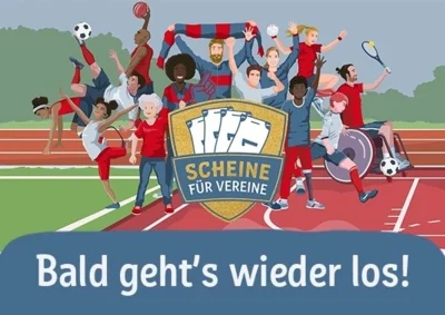 Vorschaubild zur Meldung: Bald gehts wieder los!!! Scheine für Vereine geht in die 7. Runde!!!
