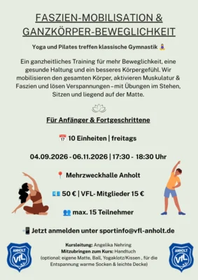 Neuer Kurs nach den Ferien