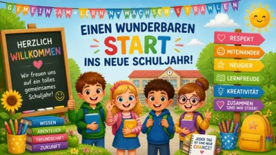 Willkommen im neuen Schuljahr! (Bild vergr&ouml;&szlig;ern)