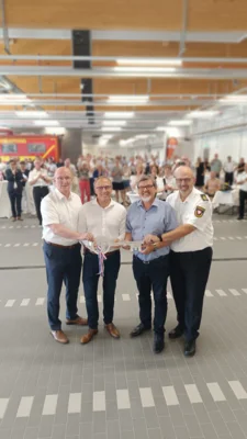 Schlüsselübergabe Erweiterungsbau der FTZ