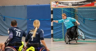Rollstuhlhandball (Bild vergr&ouml;&szlig;ern)