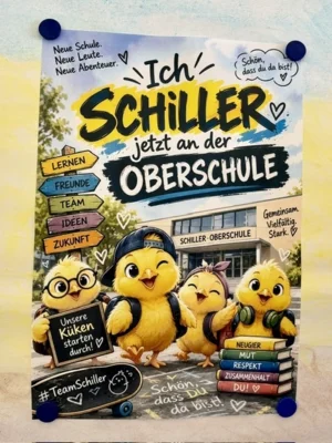 🐣🏫 Willkommen, Schiller-Küken! – Vier neue fünfte Klassen starten an der Schiller-Oberschule 🐔🎒✨