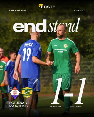 Meldung: Punkt mit gemischten Gefühlen: Kickers holen 1:1 in Jena