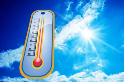 Wetterstation Reinsdorf - Hitze (Bild vergr&ouml;&szlig;ern)