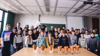 Presse zum Projektstart: Wie Schüler mit dem Klimawandel umgehen können, Frankenpost: (Bild vergr&ouml;&szlig;ern)