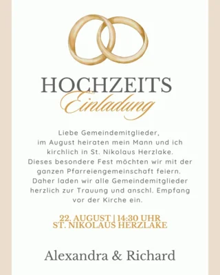 Hochzeit unserer Gemeindereferentin Alexandra Hummert