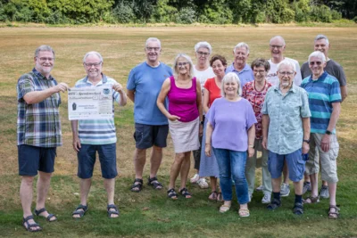 2026-08-15 Gasometerlauf Übergabe Spendenscheck Foto