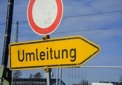 Verkehrszeichen Umleitung