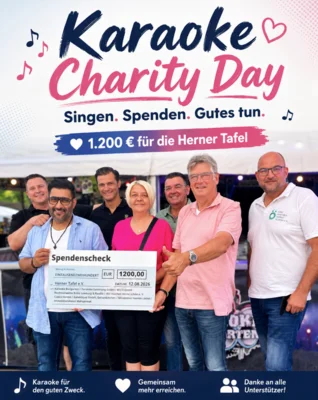 „Wir machen Herne schön“ Singen, spenden, gemeinsam Gutes tun beim Karaoke-Charity Day auf Crange!