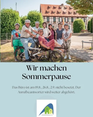 Meldung: Sommerpause auch bei uns?