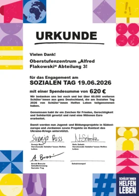 Meldung: Sozialer Tag in Abteilung 3