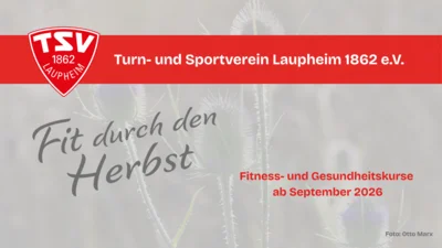 Neuer Kursflyer! Fit durch den Herbst