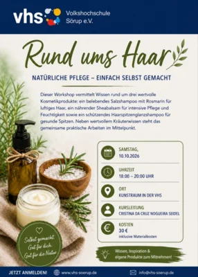 Neue Workshops zur Naturkosmetik!