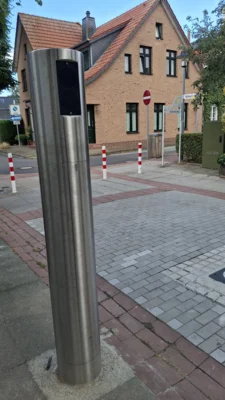 Die Polleranlage am Ende der Wilhelmstraße (Foto: AmtFA Andreas Hansen)