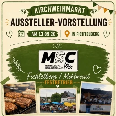 Aussteller bei der Kirchweih - MSC Fichtelberg/Mehlmeisel e.V.