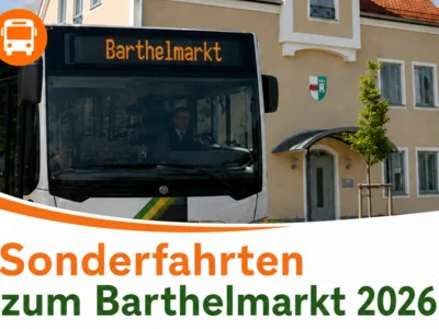 Sonderfahrten zum Barthelmarkt