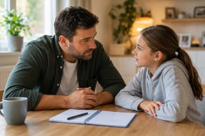 Wie entsteht Kooperation zwischen Eltern und Kindern? Erfahre, wie Konflikte ohne Machtkampf begleitet und gemeinsame Lösungen im Familienalltag entwickelt werden. (Bild vergr&ouml;&szlig;ern)