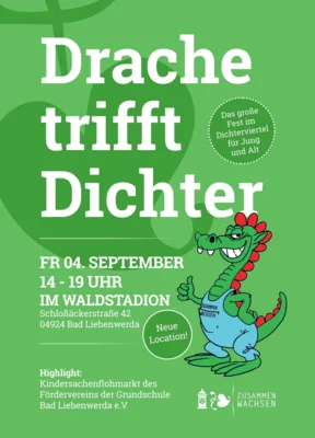 „Drache trifft Dichter“: Großes Familienfest zieht ins Waldstadion (Bild vergr&ouml;&szlig;ern)