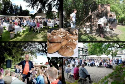 Unsere Bilder zeigen das Backofenfest 2025 (Petra Grasse u. Reinhard Gorn)