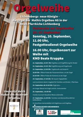Orgelweihe Alte Pfarrkirche Lichtenberg