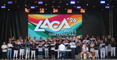 Auftritt von Rhythm&Joy zur Halbzeit der LaGa in Bad Nenndorf