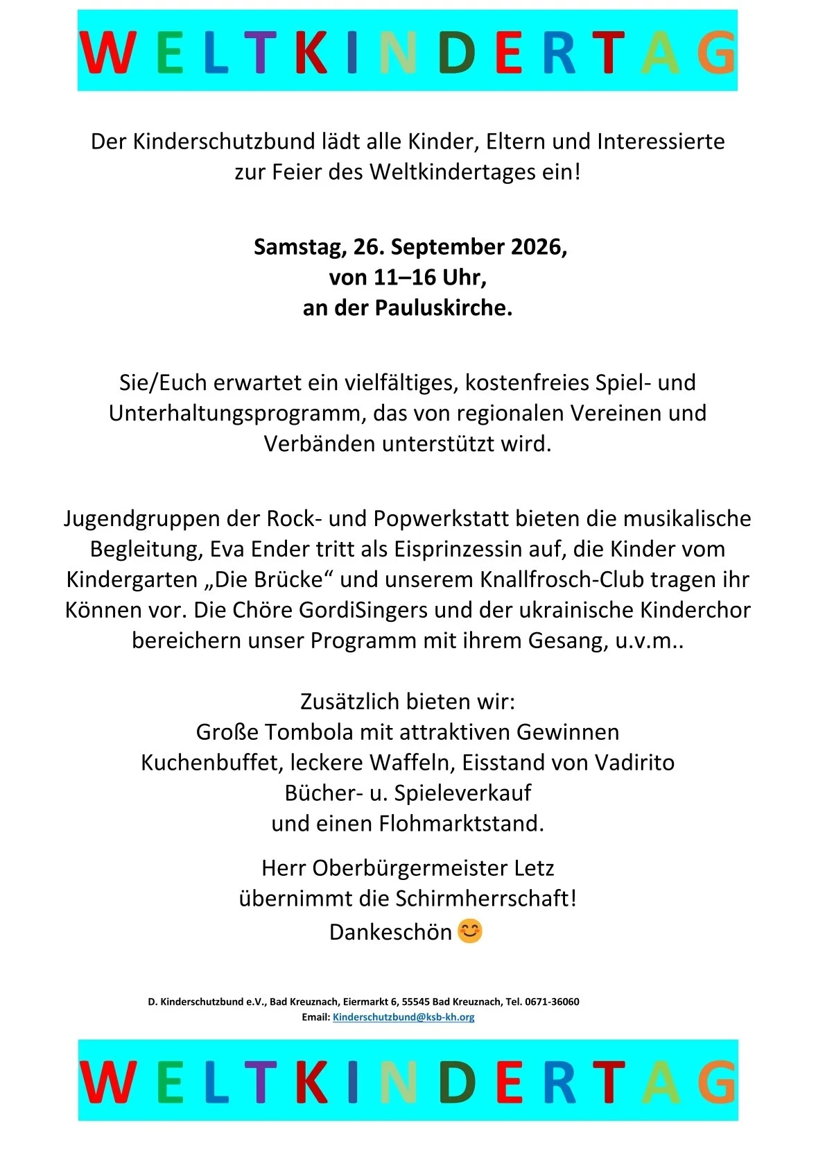 Weltkindertag