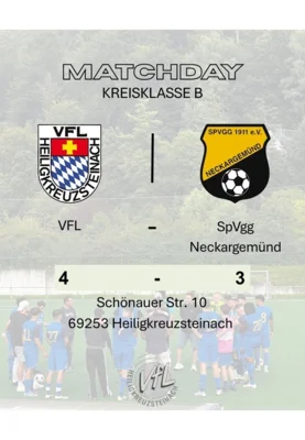 Erfolgreicher Heimspieltag gegen SpVgg Neckargemünd