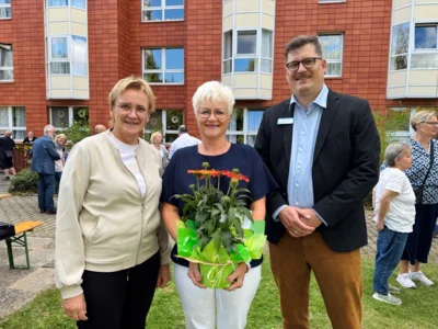 Constanze Stehr, Anke Brauer und Michael Gans, Standortleiter der Lafim-Diakonie in Wittenberge I Foto: Martin Ferch (Bild vergr&ouml;&szlig;ern)