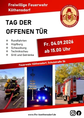 Tag der offenen Tür bei der FFW Köthensdorf