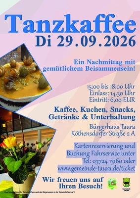 Aus „Kaffeeklatsch“ im Bürgerhaus wird „Tanzkaffee“