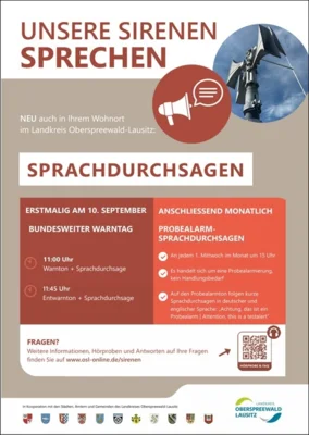 Plakat Sprachdurchsagen (Bild vergr&ouml;&szlig;ern)
