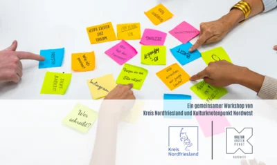 (Abb.: Kulturknotenpunkt Nordwest und Kreis Nordfriesland)