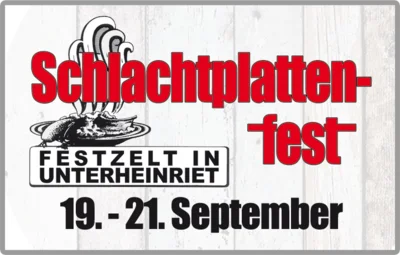 Einladung zum Schlachtplattenfest