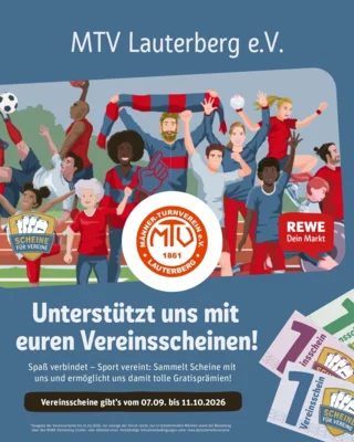Scheine für Vereine kommt am 07.09.2026 zurück - wir sammeln mit (Bild vergr&ouml;&szlig;ern)