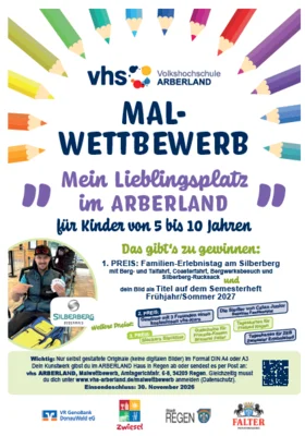 Malwettbewerb: „Mein Lieblingsplatz im ARBERLAND“