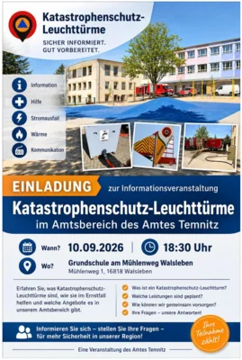 Katastrophenschutz, Leuchtturm, Amt Temnitz, Thomas Kresse (Bild vergr&ouml;&szlig;ern)