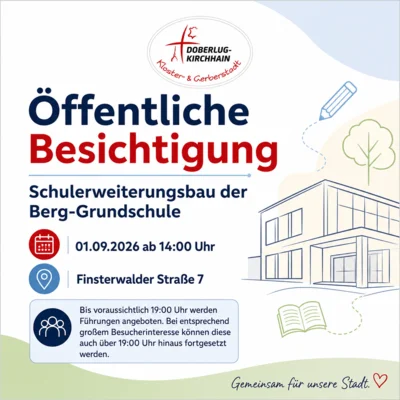 Öffentliche Besichtigung des Schulerweiterungsbaus (Bild vergr&ouml;&szlig;ern)