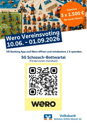 Endspurt im WERO-Vereinsvoting der Volksbank Beilstein-Ilsfeld-Abstatt
