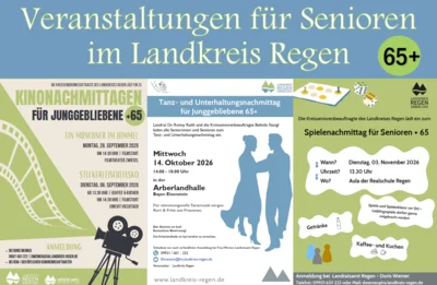 Veranstaltungen für Senioren im Landkreis Regen (65+)
